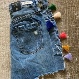 BlankNYC Sonic Bloom Denim Shorts High Rise